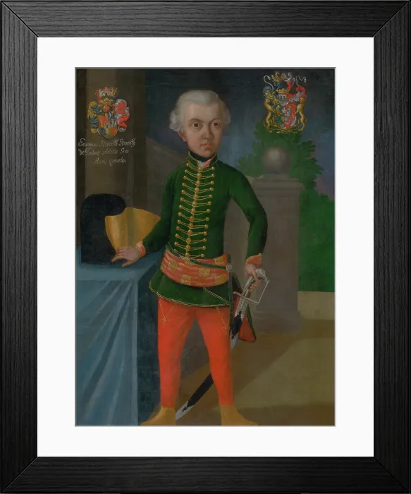 Framed Print : Imrich Horvath-Stancic in his fourth year, 1750. Creator: Jan Gottlieb Kramer Framed Print : Imrich Horvath-Stancic in his fourth year, 1750. Creator: Jan Gottlieb Kramer