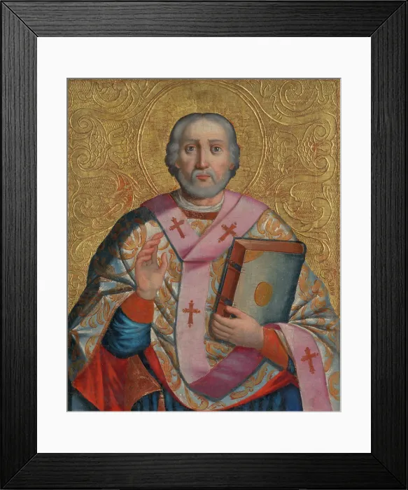 Framed Print : Saint, 1810-1830. Creator: Janos Rombauer Framed Print : Saint, 1810-1830. Creator: Janos Rombauer