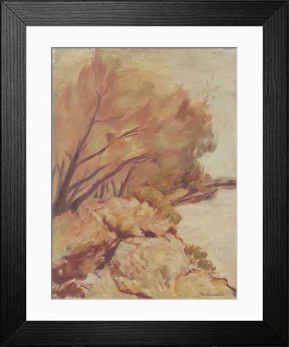 Framed Print : Trenches by the Danube, 1920-1939. Creator: Jan Trampota Framed Print : Trenches by the Danube, 1920-1939. Creator: Jan Trampota