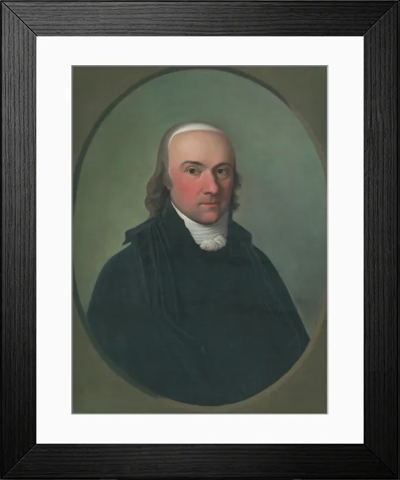 Framed Print : Evangelical preacher Stefan Mihalyi Kovacs from Kosice, 1804. Creator: Jan Jakub Stunder Framed Print : Evangelical preacher Stefan Mihalyi Kovacs from Kosice, 1804. Creator: Jan Jakub Stunder