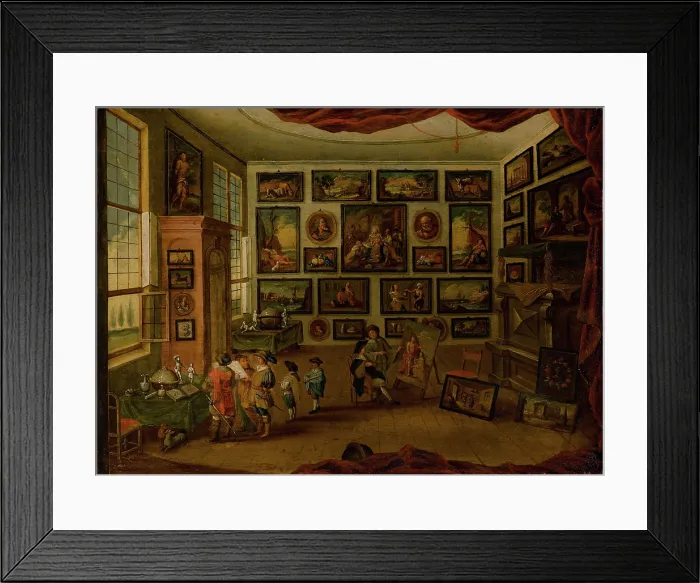 Framed Print : Kunstkammer, 1660-1680. Creator: Unknown Framed Print : Kunstkammer, 1660-1680. Creator: Unknown