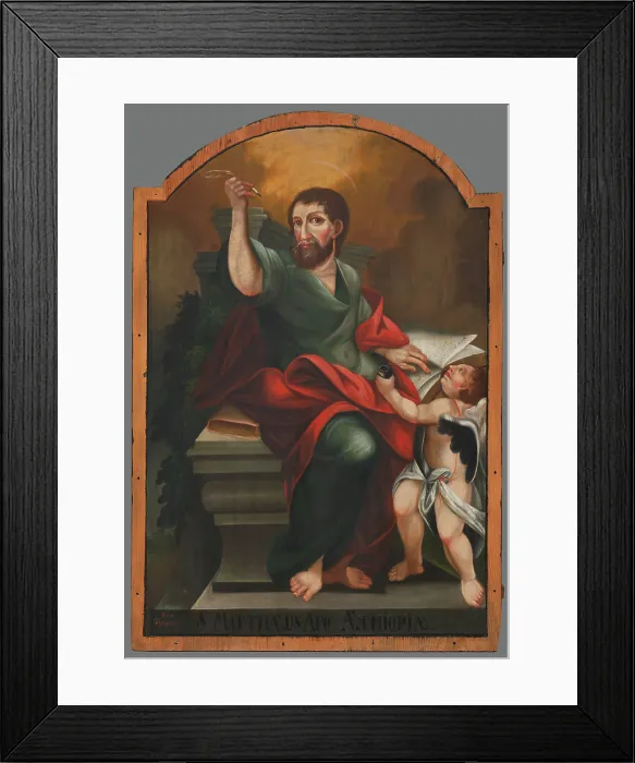 Framed Print : St. Matthew, 1790-1820. Creator: Jan Fignowski Framed Print : St. Matthew, 1790-1820. Creator: Jan Fignowski