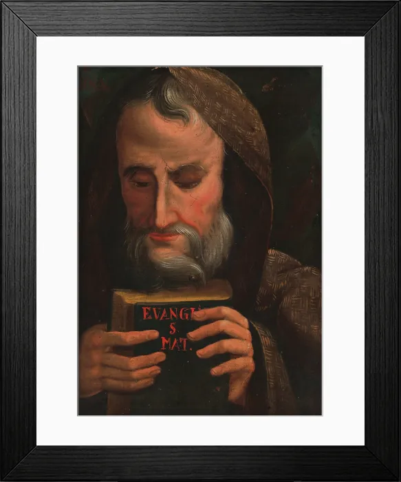 Framed Print : Saint Matthew, 1795-1805. Creator: Jan Fignowski Framed Print : Saint Matthew, 1795-1805. Creator: Jan Fignowski