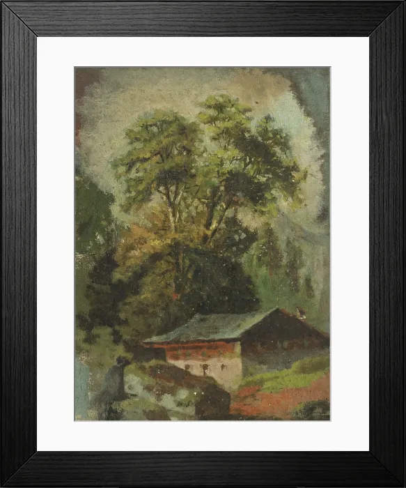 Framed Print : Gamekeeper's lodge, 1850-1900. Creator: Jan Nowopacky. Gamekeeper's lodge, 1850-1900. Creator: Jan Nowopacky Framed Print : Gamekeeper's lodge, 1850-1900. Creator: Jan Nowopacky. Gamekeeper's lodge, 1850-1900. Creator: Jan Nowopacky