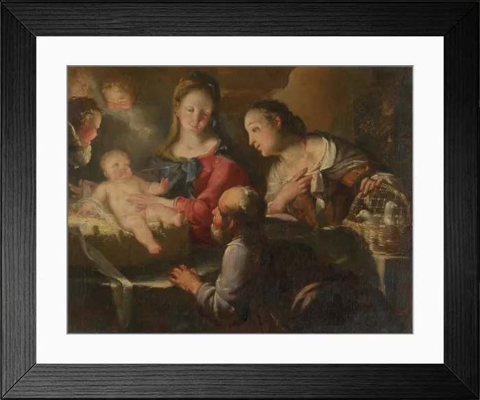 Framed Print : Holy Family, about 1690. Creator: Antonio Balestra Framed Print : Holy Family, about 1690. Creator: Antonio Balestra