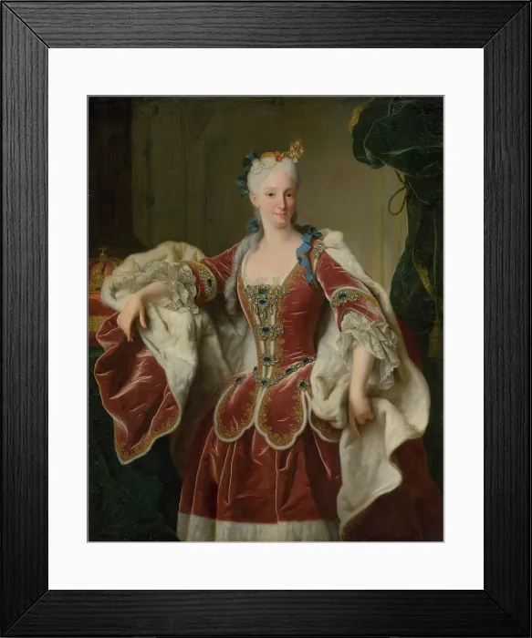 Framed Print : Elisabeth Farnese, 1723. Creator: Jean Ranc Framed Print : Elisabeth Farnese, 1723. Creator: Jean Ranc