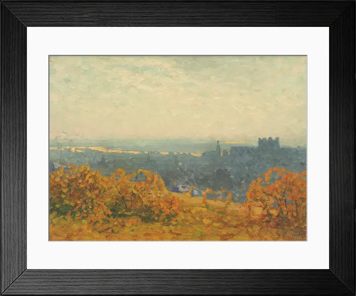 Framed Print : View of Bratislava, 1925. Creator: Jindrich Tomec Framed Print : View of Bratislava, 1925. Creator: Jindrich Tomec