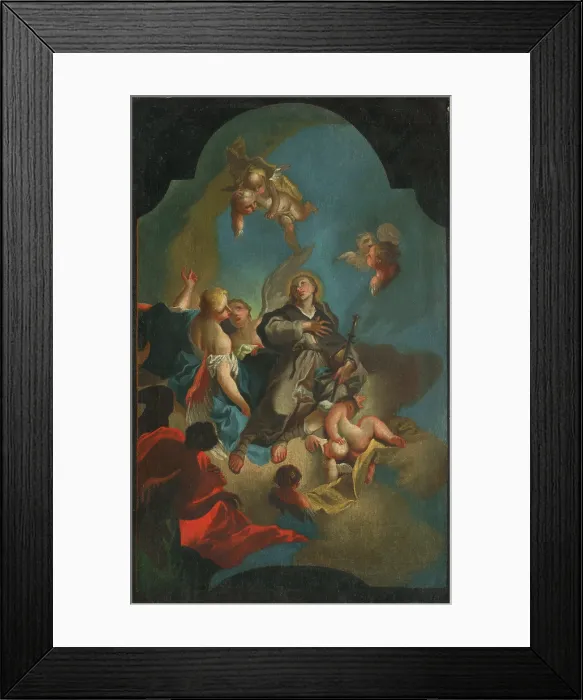 Framed Print : Apotheosis of St. James, 2nd half 18th century. Creator: Ignaz Mayer Framed Print : Apotheosis of St. James, 2nd half 18th century. Creator: Ignaz Mayer