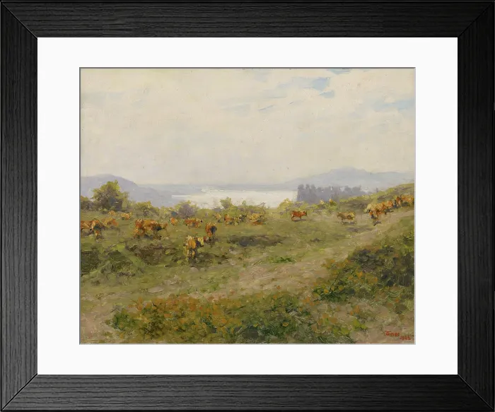 Framed Print : Scene near Bratislava, 1923. Creator: Jindrich Tomec Framed Print : Scene near Bratislava, 1923. Creator: Jindrich Tomec