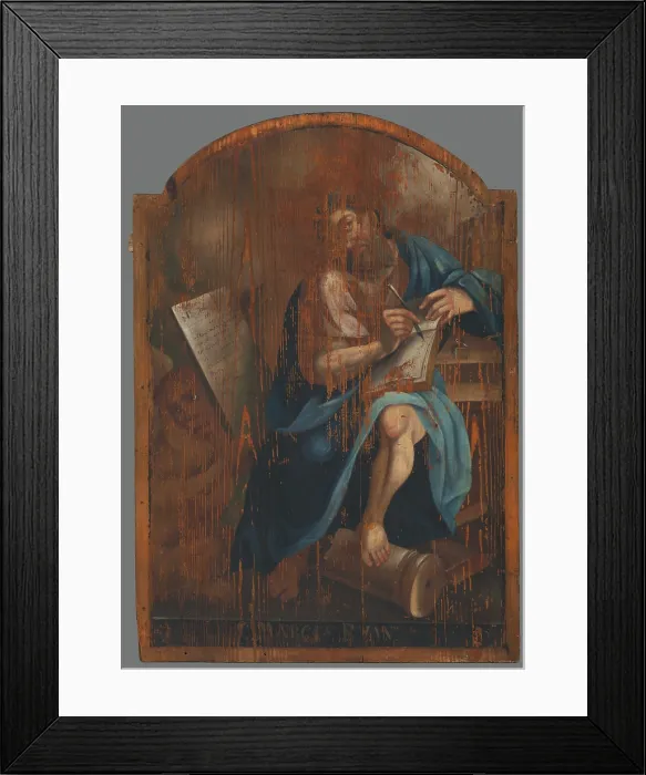 Framed Print : St. Mark the Evangelist, 1790-1820. Creator: Jan Fignowski