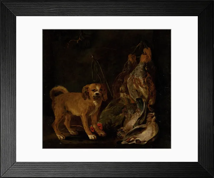 Framed Print : Hunting Still Life with Dog, 1650-1660. Creator: Jan Fyt Framed Print : Hunting Still Life with Dog, 1650-1660. Creator: Jan Fyt