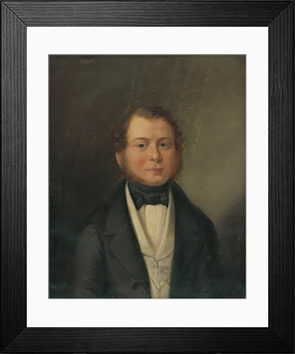 Framed Print : Portrait of Dr. Gromichsteten, 1840-1845. Creator: Imrich Emanuel Roth Framed Print : Portrait of Dr. Gromichsteten, 1840-1845. Creator: Imrich Emanuel Roth