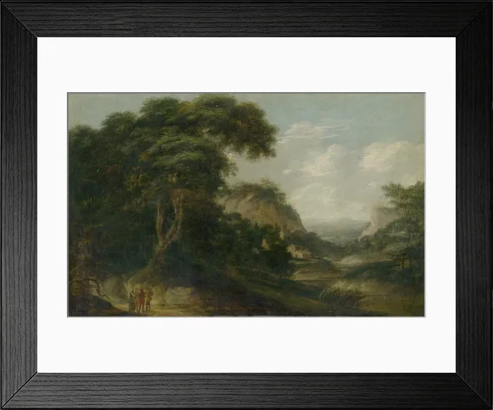 Framed Print : Landscape with figures, 1720-1730. Creator: Franz Joachim Beich Framed Print : Landscape with figures, 1720-1730. Creator: Franz Joachim Beich