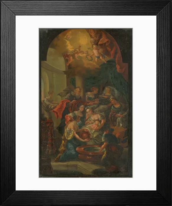 Framed Print : Birth of Saint John, 1770-1790. Creator: Unknown Framed Print : Birth of Saint John, 1770-1790. Creator: Unknown