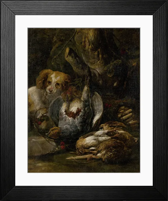 Framed Print : Hunting Still Life, 1640-1660. Creator: Jan Fyt Framed Print : Hunting Still Life, 1640-1660. Creator: Jan Fyt