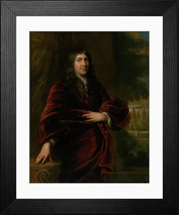 Framed Print : Portrait of Jacob Sasbout Sourburg, Surgeon of City of Dordrecht (?), 1679. Creator: Jan De Baen Framed Print : Portrait of Jacob Sasbout Sourburg, Surgeon of City of Dordrecht (?), 1679. Creator: Jan De Baen