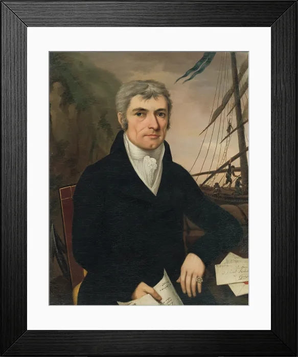 Framed Print : Portrait of Johannes Samuel Steinhubel, 1815. Creator: Janos Rombauer Framed Print : Portrait of Johannes Samuel Steinhubel, 1815. Creator: Janos Rombauer