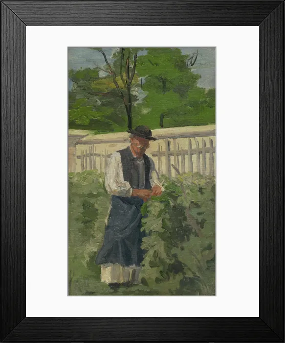 Framed Print : By the Grapevines, 1935. Creator: Jozef Hanula Framed Print : By the Grapevines, 1935. Creator: Jozef Hanula