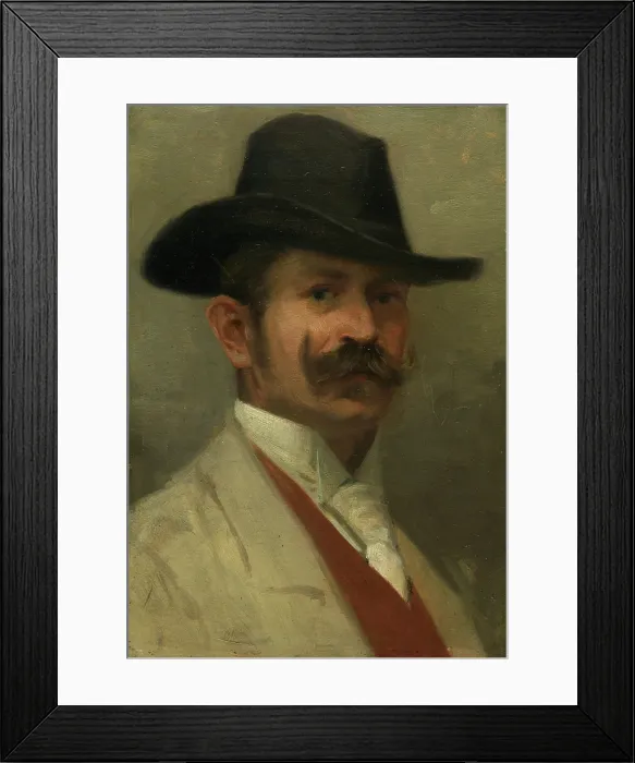 Framed Print : Self-portrait, 1904-1905. Creator: Ludovit Cordak Framed Print : Self-portrait, 1904-1905. Creator: Ludovit Cordak