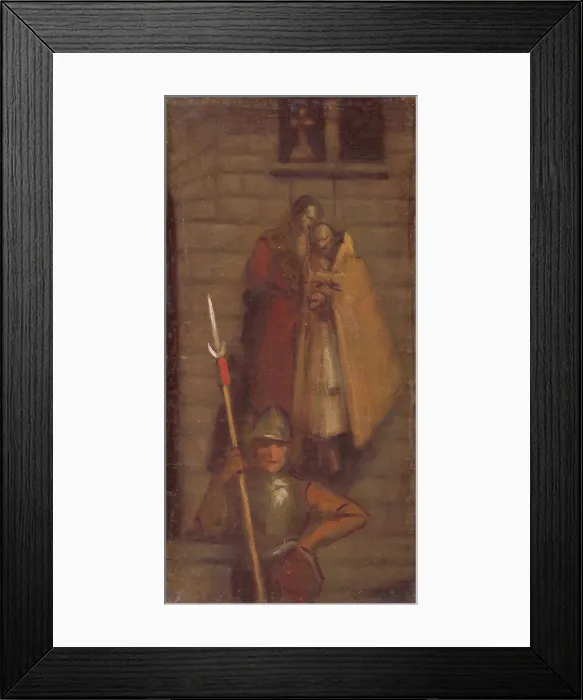 Framed Print : Sketch of Historical Composition I, after 1900. Creator: Milan Thomka Mitrovsky