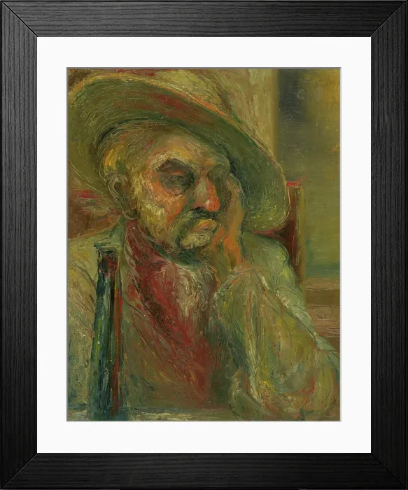 Framed Print : Drunkard, 1942. Creator: Ludovit Varga Framed Print : Drunkard, 1942. Creator: Ludovit Varga