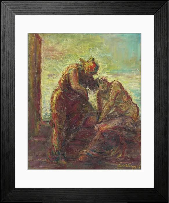 Framed Print : The Prodigal Son, 1942. Creator: Ludovit Varga Framed Print : The Prodigal Son, 1942. Creator: Ludovit Varga