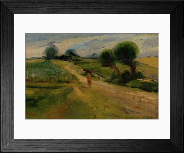 Framed Print : Lane, around 1900. Creator: Ludovit Pitthordt Framed Print : Lane, around 1900. Creator: Ludovit Pitthordt