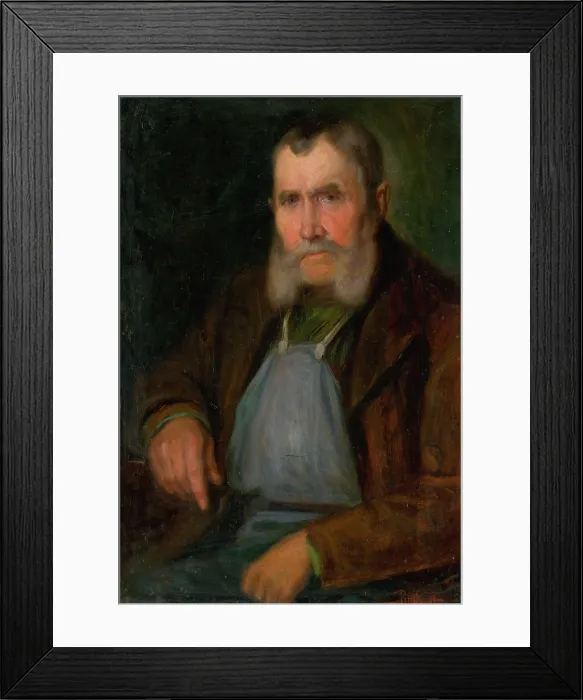 Framed Print : Portrait of Old Bratislava Vine-Dresser Schmidt-Hanzl, around 1900. Creator: Ludovit Pitthordt Framed Print : Portrait of Old Bratislava Vine-Dresser Schmidt-Hanzl, around 1900. Creator: Ludovit Pitthordt