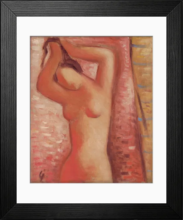 Framed Print : After Bath, 1936. Creator: Mikulas Galanda Framed Print : After Bath, 1936. Creator: Mikulas Galanda