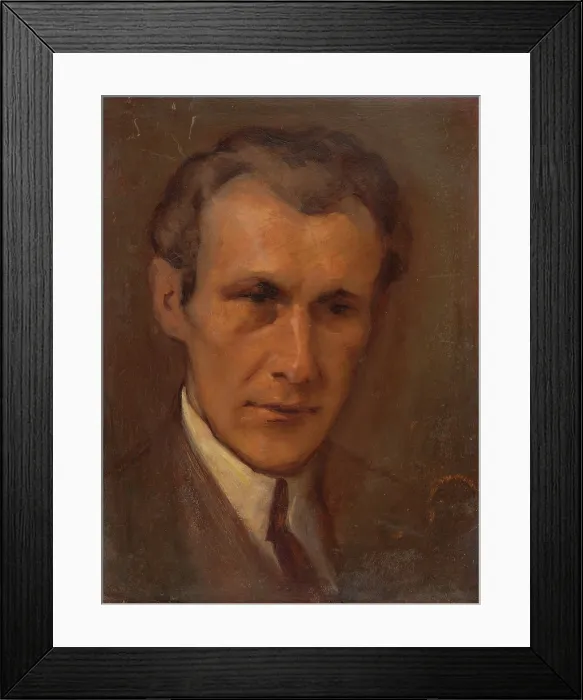 Framed Print : Portrait of a Young Man, 1920-1930. Creator: Milan Thomka Mitrovsky Framed Print : Portrait of a Young Man, 1920-1930. Creator: Milan Thomka Mitrovsky