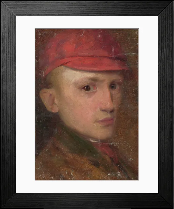 Framed Print : Study of a Boy, around 1890. Creator: Ludovit Pitthordt Framed Print : Study of a Boy, around 1890. Creator: Ludovit Pitthordt