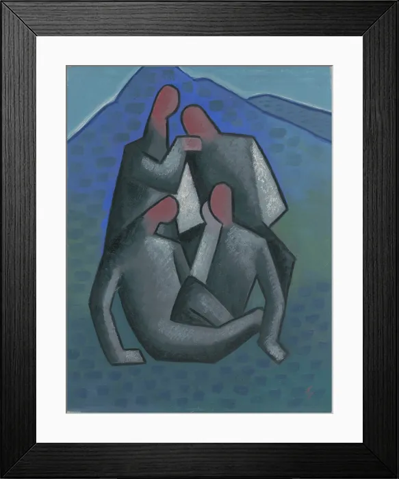 Framed Print : Bandits, 1932-1933. Creator: Mikulas Galanda Framed Print : Bandits, 1932-1933. Creator: Mikulas Galanda