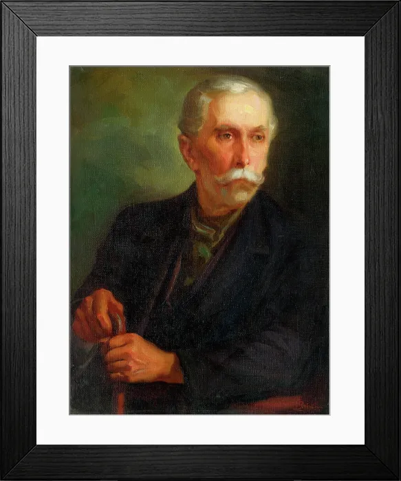 Framed Print : Portrait of a Vine-Dresser, 1930. Creator: Ludovit Pitthordt Framed Print : Portrait of a Vine-Dresser, 1930. Creator: Ludovit Pitthordt