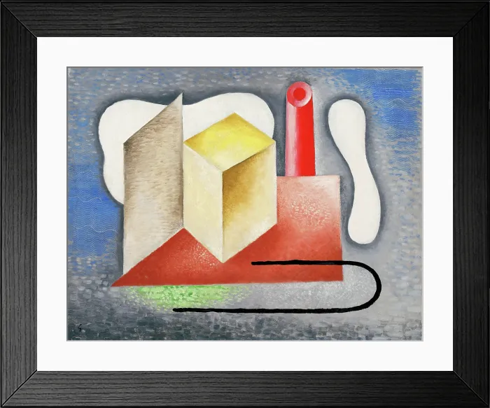 Framed Print : Factory, 1930. Creator: Mikulas Galanda Framed Print : Factory, 1930. Creator: Mikulas Galanda