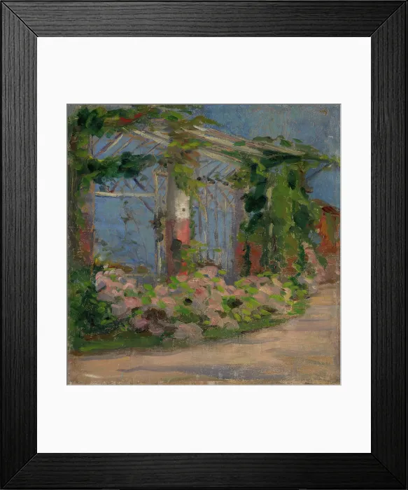 Framed Print : Motif from Garden, around 1900-1920. Creator: Ludovit Pitthordt Framed Print : Motif from Garden, around 1900-1920. Creator: Ludovit Pitthordt