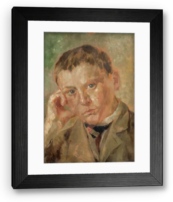 Framed Print : Portrait of a Boy, 1920-1930. Creator: Milan Thomka Mitrovsky Framed Print : Portrait of a Boy, 1920-1930. Creator: Milan Thomka Mitrovsky