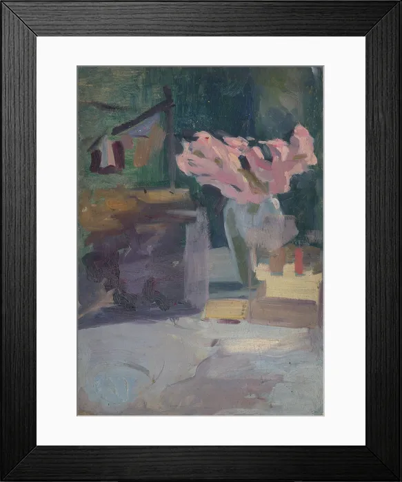 Framed Print : Spring Motif with a Bouquet, after 1900. Creator: Ludovit Pitthordt Framed Print : Spring Motif with a Bouquet, after 1900. Creator: Ludovit Pitthordt