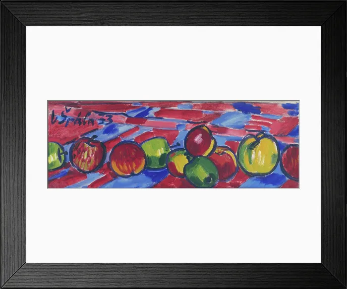 Framed Print : Still Life with Apples, 1933. Creator: Vaclav Spala Framed Print : Still Life with Apples, 1933. Creator: Vaclav Spala