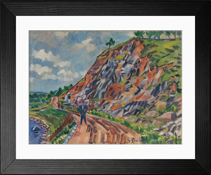 Framed Print : Landscape near Pysel, 1942. Creator: Vaclav Spala Framed Print : Landscape near Pysel, 1942. Creator: Vaclav Spala