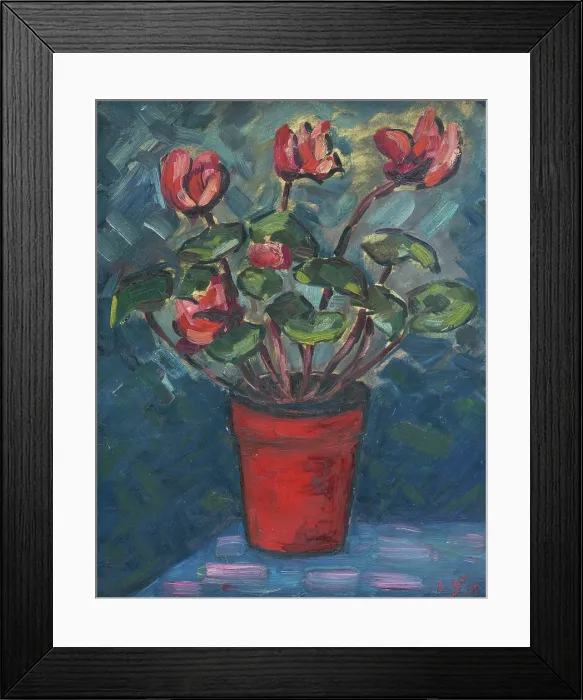 Framed Print : Still Life with Flowers, 1918. Creator: Vaclav Spala Framed Print : Still Life with Flowers, 1918. Creator: Vaclav Spala