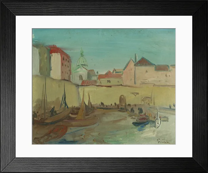 Framed Print : Port of Dubrovnik, 1920-1935. Creator: Vaclav Srutek Framed Print : Port of Dubrovnik, 1920-1935. Creator: Vaclav Srutek