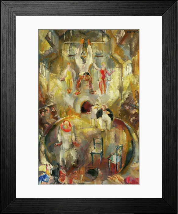 Framed Print : Circus, 1920-1935. Creator: Vilmos Aba-Novak Framed Print : Circus, 1920-1935. Creator: Vilmos Aba-Novak