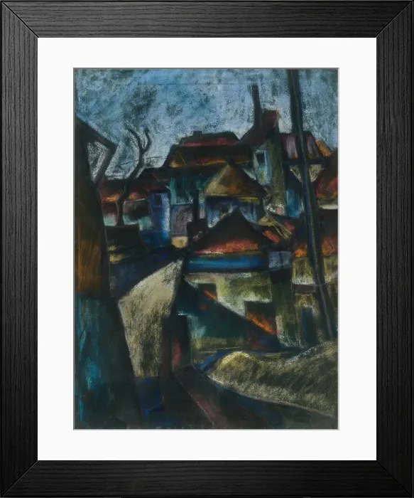 Framed Print : On the outskirts of the city, 1927. Creator: Konstantin Bauer Framed Print : On the outskirts of the city, 1927. Creator: Konstantin Bauer