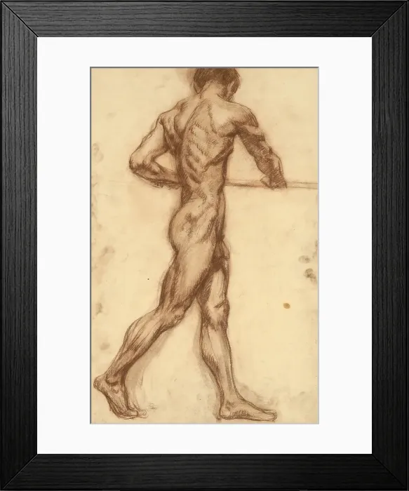 Framed Print : Study of a man at a horizontal bar, 1910-1920. Creator: Emil Alexay-Olexak Framed Print : Study of a man at a horizontal bar, 1910-1920. Creator: Emil Alexay-Olexak