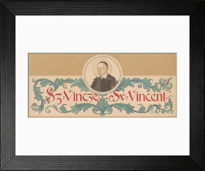 Framed Print : St. Vincent, 1904. Creator: Mikolas Ales Framed Print : St. Vincent, 1904. Creator: Mikolas Ales