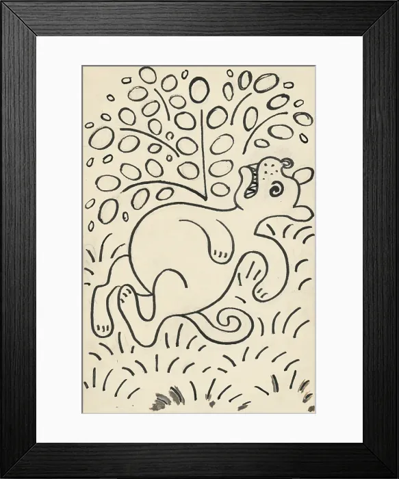 Framed Print : 10. The Tale of the Dog and the Cat, around 1928. Creator: Josef Capek Framed Print : 10. The Tale of the Dog and the Cat, around 1928. Creator: Josef Capek