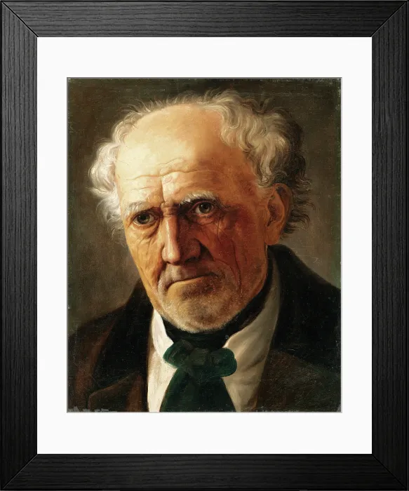 Framed Print : Head of an elderly man, 1860-1865. Creator: Vojtech Klimkovic Framed Print : Head of an elderly man, 1860-1865. Creator: Vojtech Klimkovic