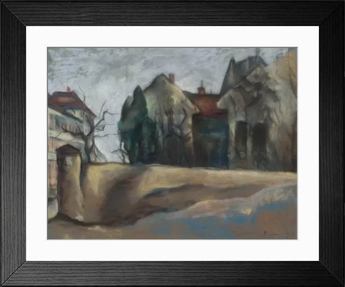 Framed Print : Motif from Kosice, 1928. Creator: Konstantin Bauer Framed Print : Motif from Kosice, 1928. Creator: Konstantin Bauer