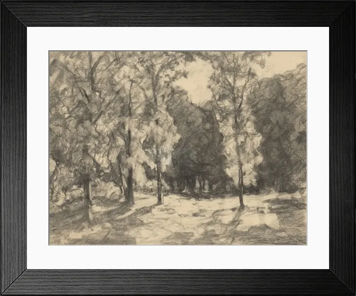 Framed Print : Sun in the forest, 1930-1935. Creator: Ludovit Cordak Framed Print : Sun in the forest, 1930-1935. Creator: Ludovit Cordak