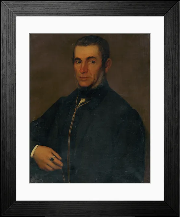 Framed Print : Portrait of Mr. Kralovic, 1850-1860. Creator: Unknown Framed Print : Portrait of Mr. Kralovic, 1850-1860. Creator: Unknown